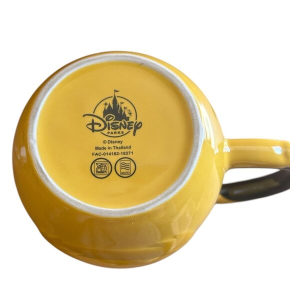 Disney Lion King Simba Face and Cub Simba Large Coffee Mug Yellow and Black - Picture 7 of 7